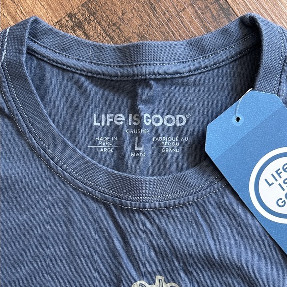 Life Is Good Kids Graphic Tee in Blue - Picture 2 of 5